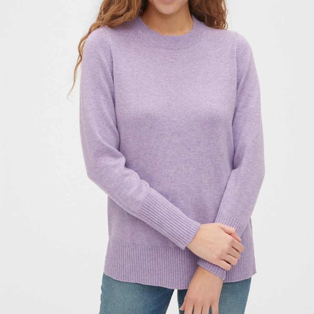 NWOT GAP lilac tunic sweater